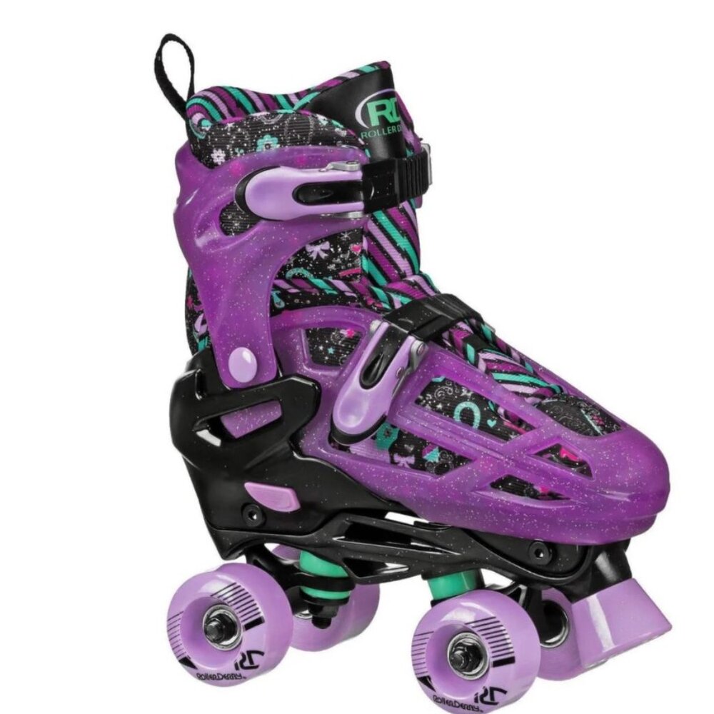 Roller Derby Interchangeable Youth Adjustable 2-1 Inline-Quad Skate Size 3-6